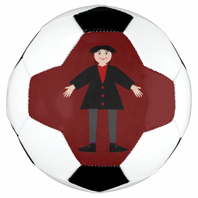 Ballon De Foot Cute Vampire Halloween (Devant)