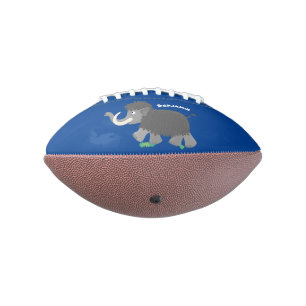 Ballon De Foot Cute woolly mammoth cartoon illustration