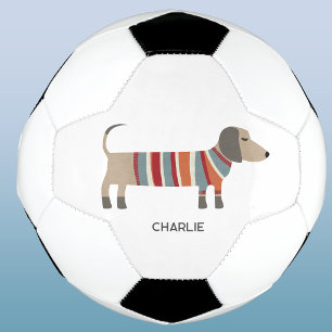 Ballon De Foot Dachshund Wiener Dog Personnalisé