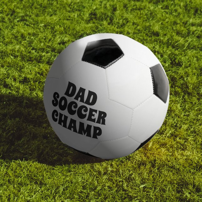 Ballon De Foot Dad Name Champ Soccer Ball (Créateur téléchargé)