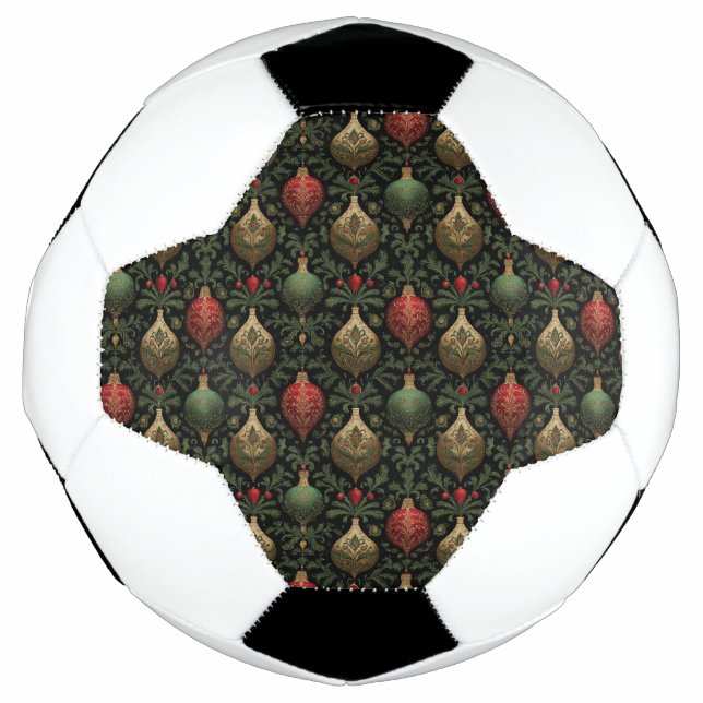 Ballon De Foot Damassé festif  (Devant)