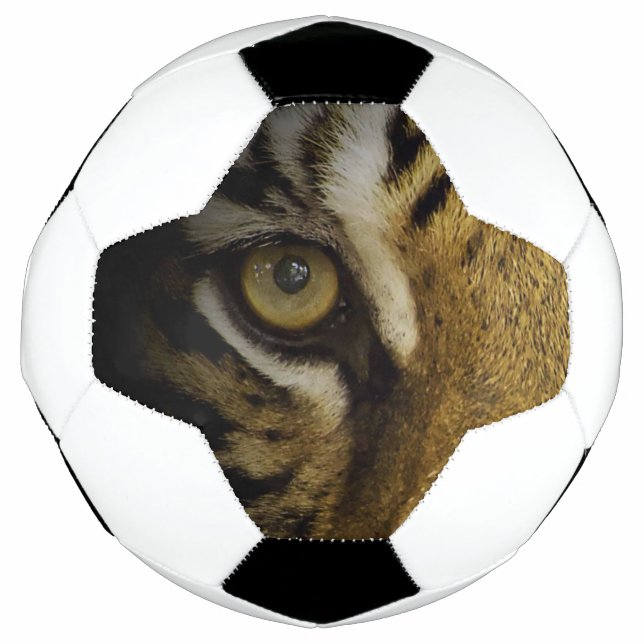 Ballon De Foot Dans l'œil d'un Tigre (Devant)