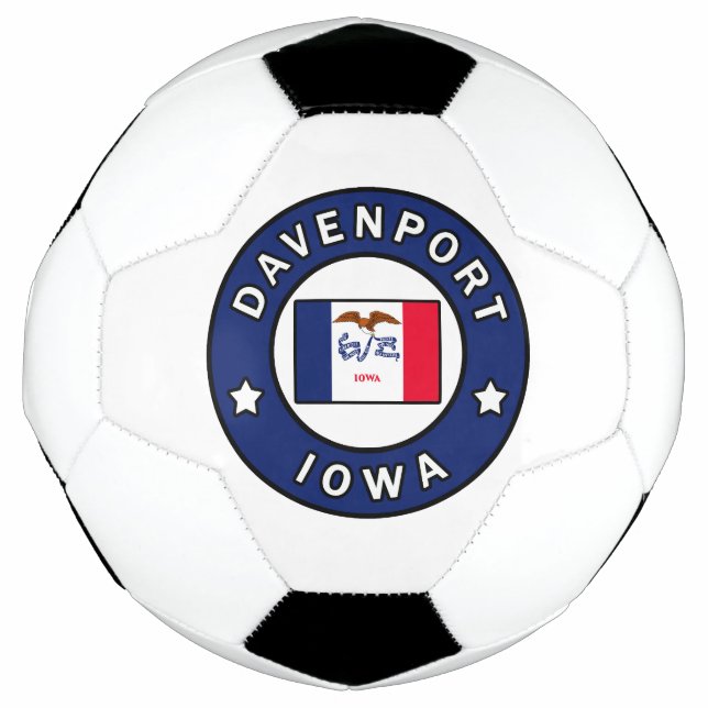 Ballon De Foot Davenport Iowa (Devant)