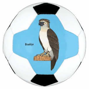 Ballon De Foot dessin animé d'aigle des Philippines