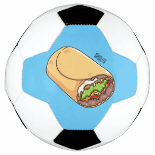 Ballon De Foot dessin animé de Burrito