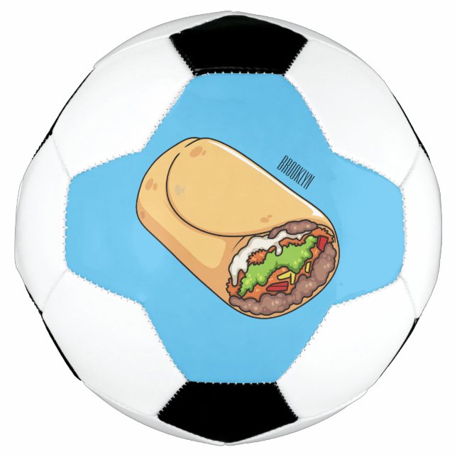 Ballon De Foot dessin animé de Burrito (Devant)