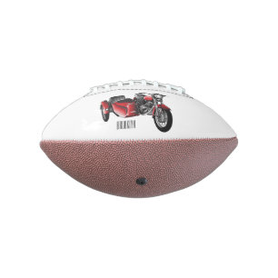 Ballon De Foot dessin animé de la moto Sidecar