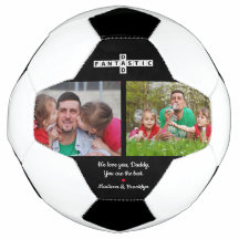 Deux photos Meilleur jamais Fantastique papa Mot d