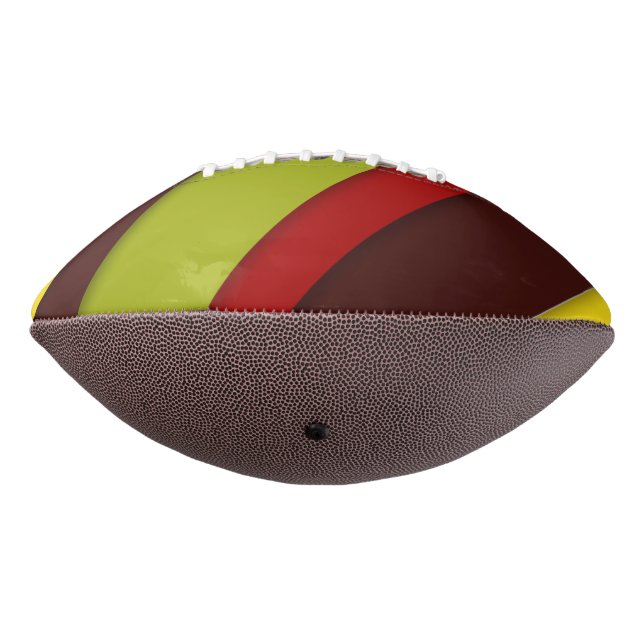 Ballon De Foot Diagonales multicolores (Tourné à 270°)