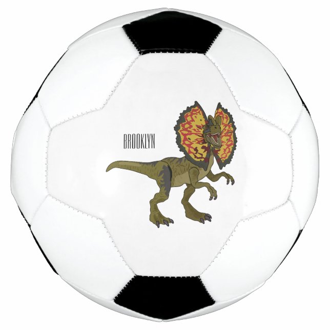 Ballon De Foot Dilophosaurus dessin animé (Devant)