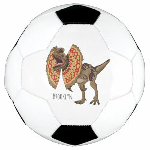 Ballon De Foot Dilophosaurus dessin animé