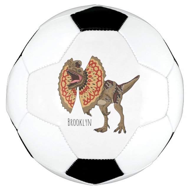 Ballon De Foot Dilophosaurus dessin animé (Devant)