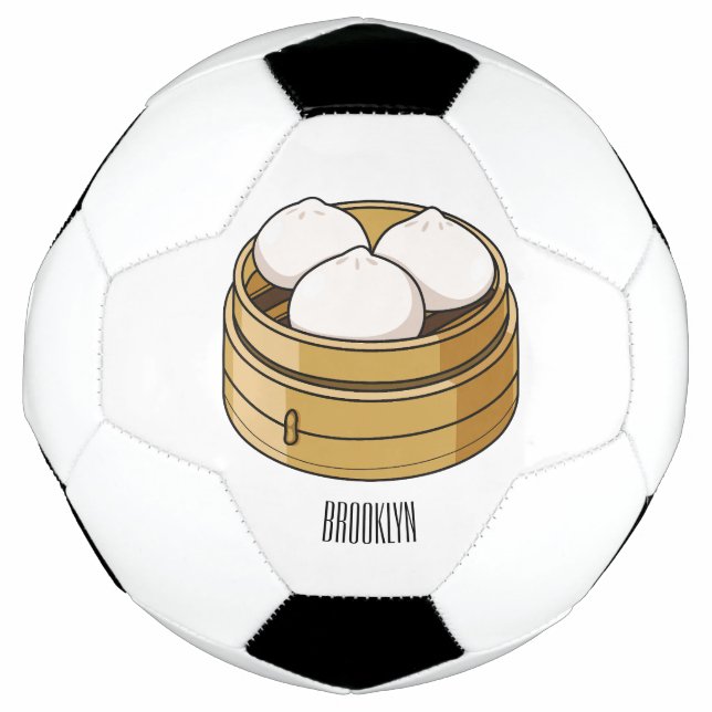 Ballon De Foot Dim sum dessin animé (Devant)