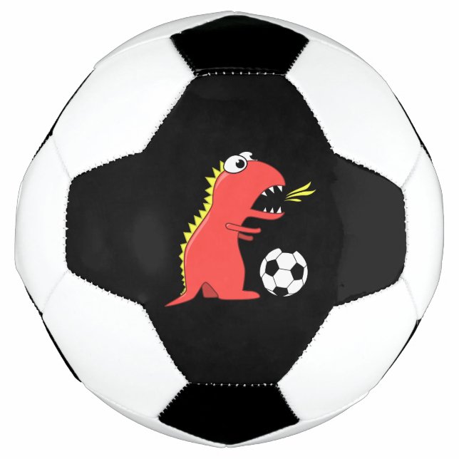 Ballon De Foot Dinosaure Dinosaure noir (Devant)
