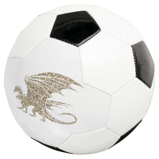 Ballon De Foot Dragon de mosaïque Extraordinaire Golden (3/4)