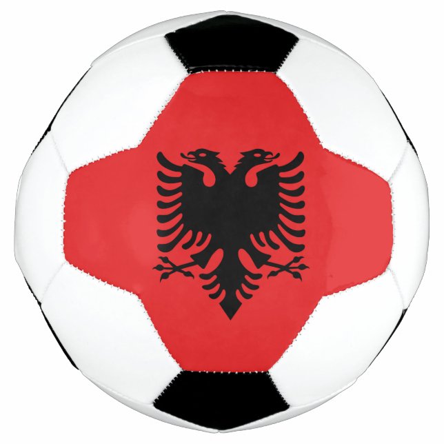 Ballon De Foot Drapeau Albanie (Devant)