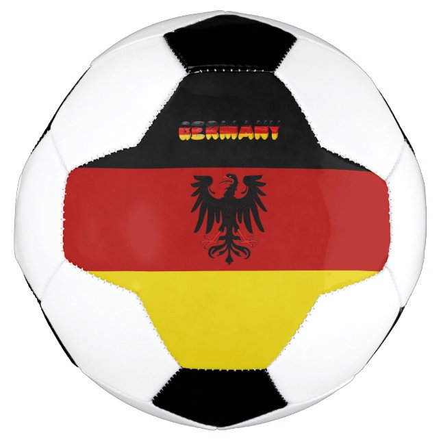 Ballon De Foot Drapeau allemand (Devant)