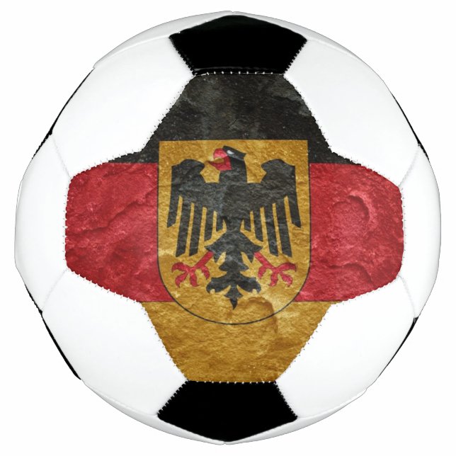 Ballon De Foot Drapeau allemand (Devant)