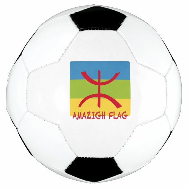 Ballon De Foot Drapeau Amazigh - Drapeau Amazigh Drapeau (Devant)
