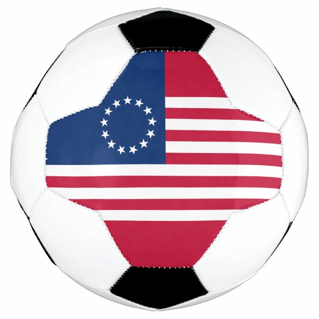 Ballon De Foot Drapeau américain Betsy Ross (Devant)