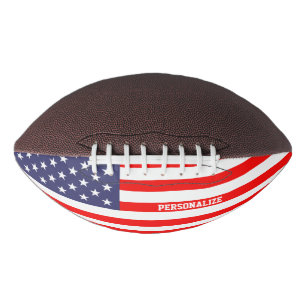 Ballon De Foot Drapeau américain patriotique coutume de football