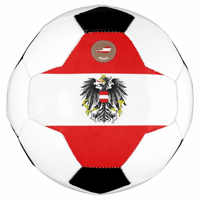 Ballon De Foot Drapeau autrichien (Devant)