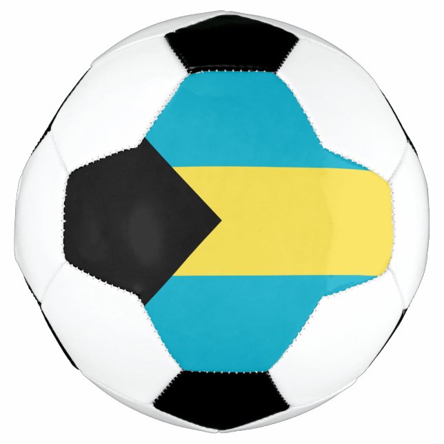 Ballon De Foot Drapeau bahamien (Devant)