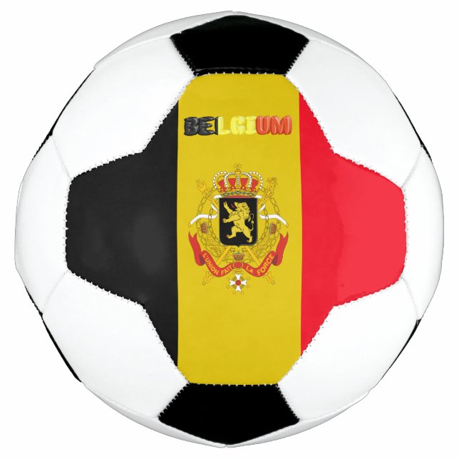 Ballon De Foot Drapeau belge (Devant)