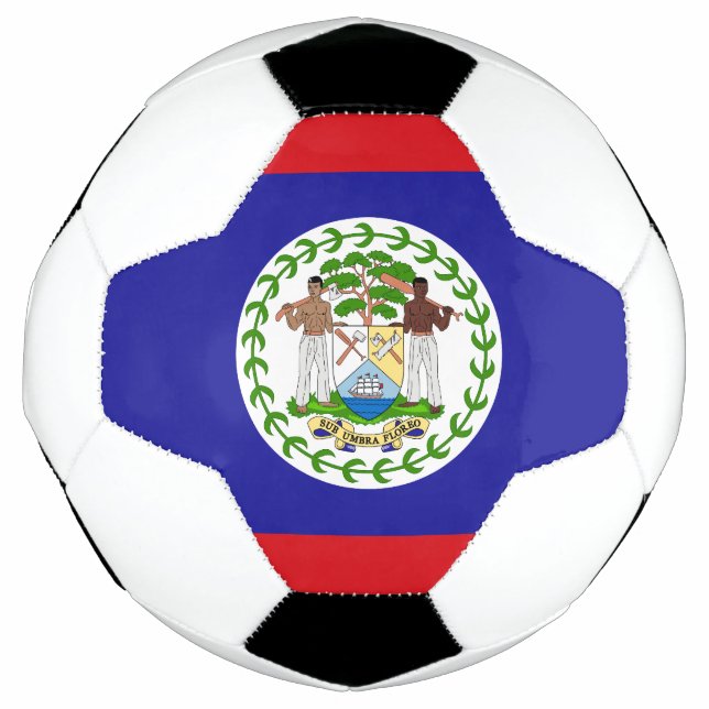Ballon De Foot Drapeau bélizien (Devant)