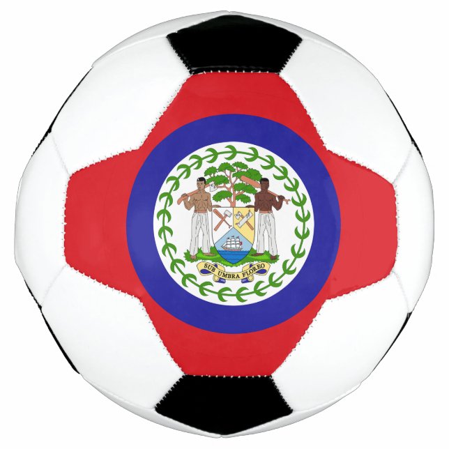 Ballon De Foot Drapeau bélizien (Devant)