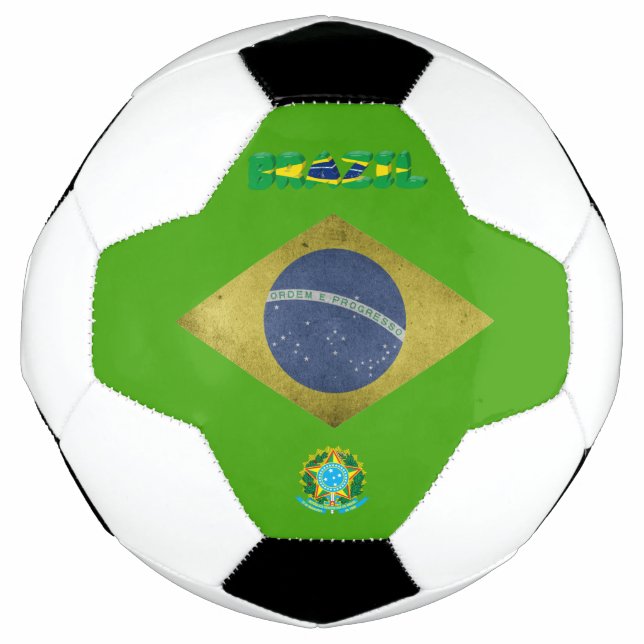 Ballon De Foot Drapeau brésilien (Devant)