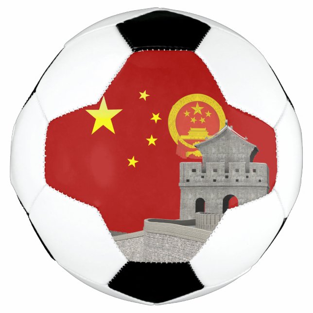 Ballon De Foot Drapeau chinois (Devant)