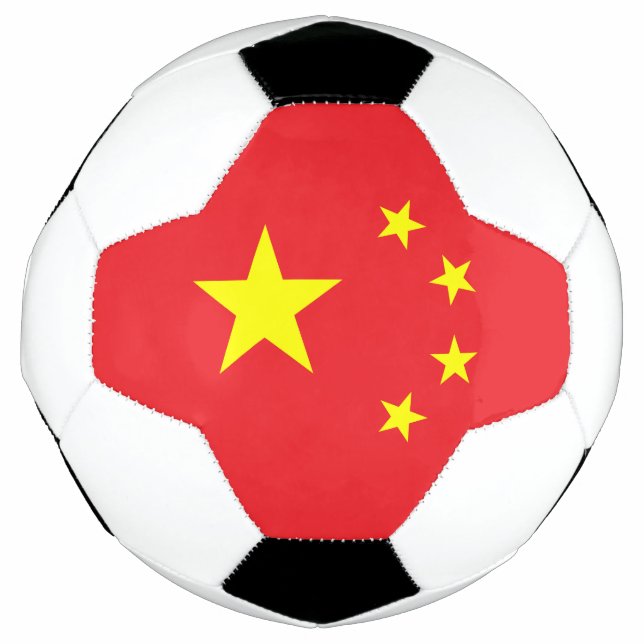 Ballon De Foot Drapeau chinois (Devant)