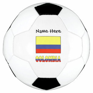 Ballon De Foot Drapeau colombien avec votre nom Football