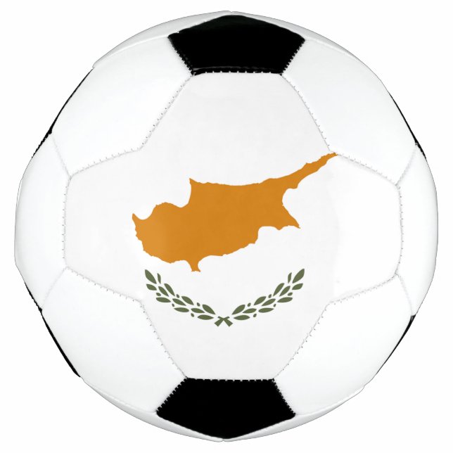 Ballon De Foot Drapeau de Chypre (Devant)