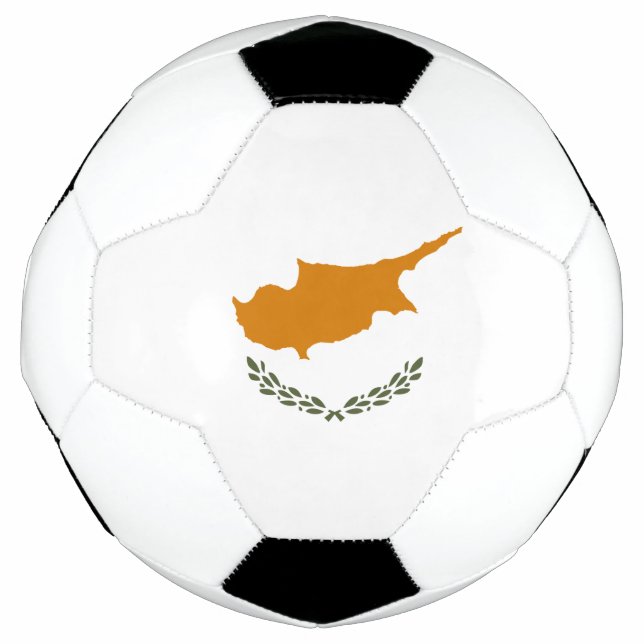 Ballon De Foot Drapeau de Chypre (Devant)