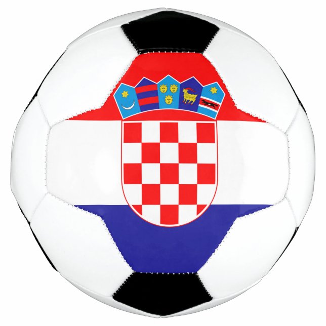 Ballon De Foot Drapeau de Croatie (Devant)