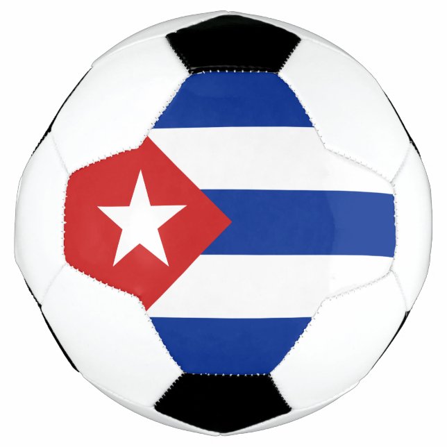 Ballon De Foot Drapeau de Cuba (Devant)