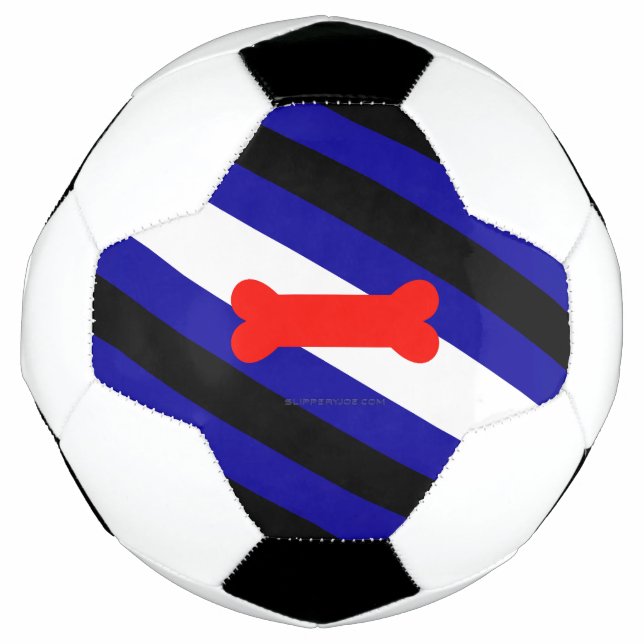 Ballon De Foot Drapeau de fierté de jeu de chiots de SlipperyJoe  (Devant)