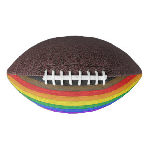 Ballon De Foot Drapeau de fierté gay inclusif de SlipperyJoe text