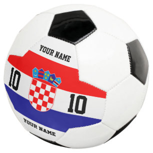 Ballon De Foot Drapeau de football de Croatie avec numéro de mail