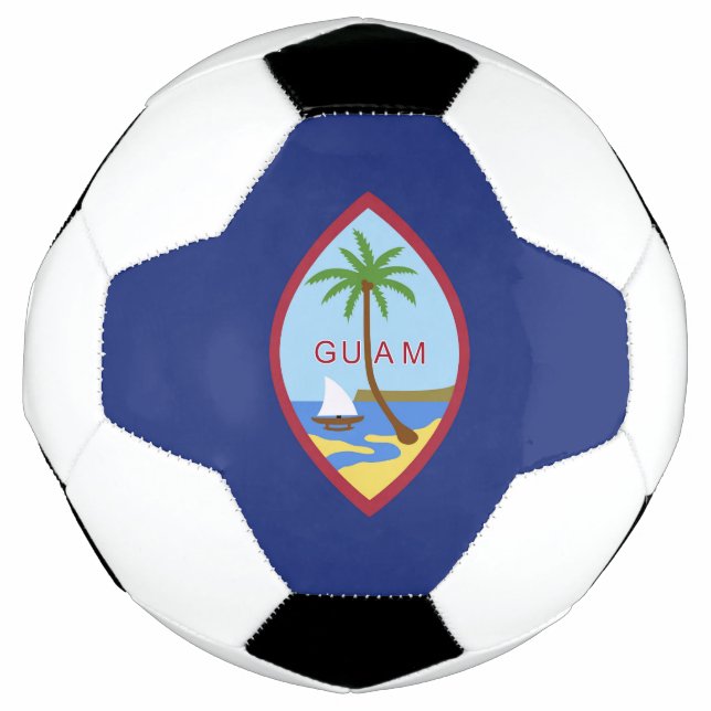 Ballon De Foot Drapeau de Guam (Devant)