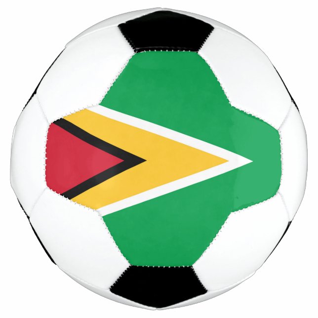 Ballon De Foot Drapeau de Guyana (Devant)