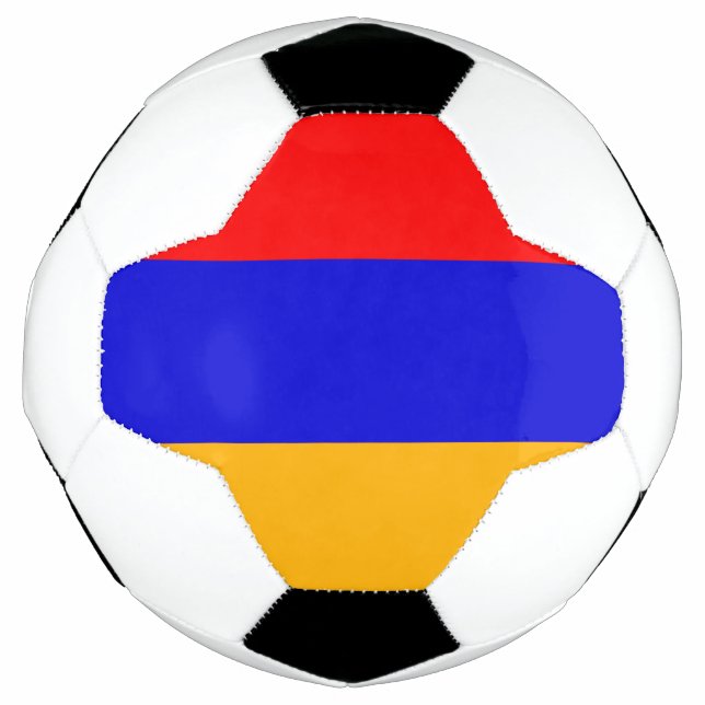 Ballon De Foot Drapeau de la balle de football arménienne (Devant)