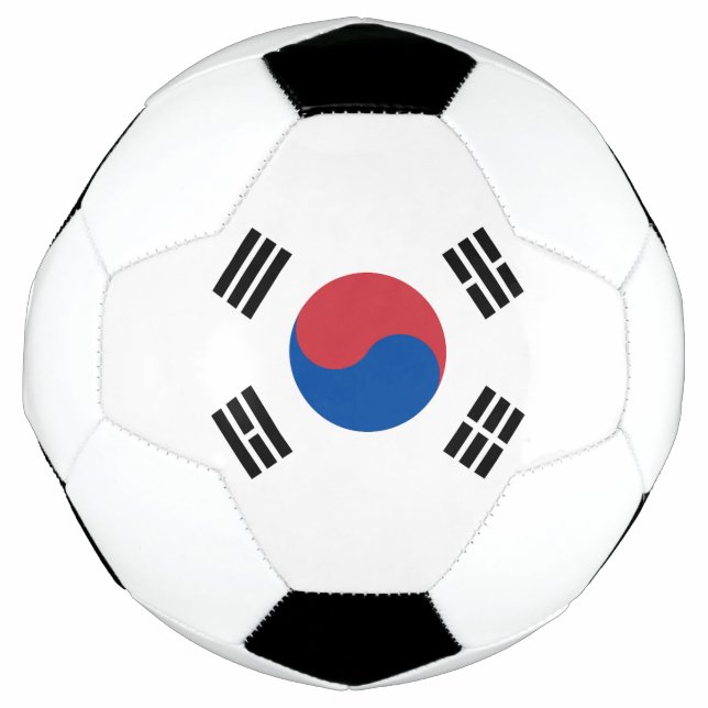Ballon De Foot Drapeau de la Corée du Sud (Devant)