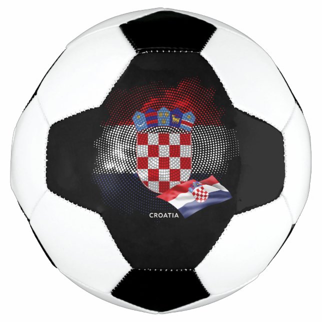 Ballon De Foot Drapeau de la Croatie (Devant)