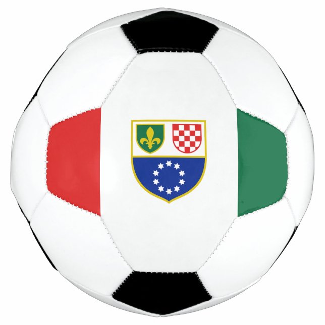 Ballon De Foot Drapeau de la Fédération de Bosnie (Devant)