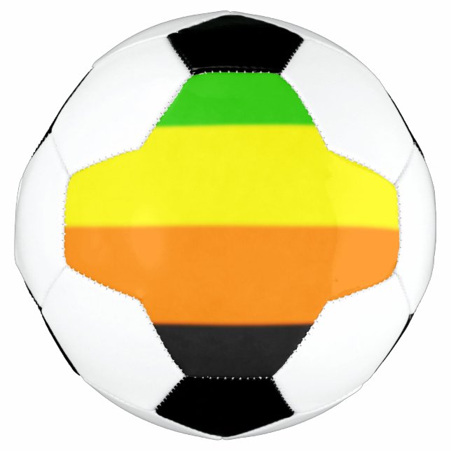 Ballon De Foot Drapeau de la Fierté Aromantique (Devant)