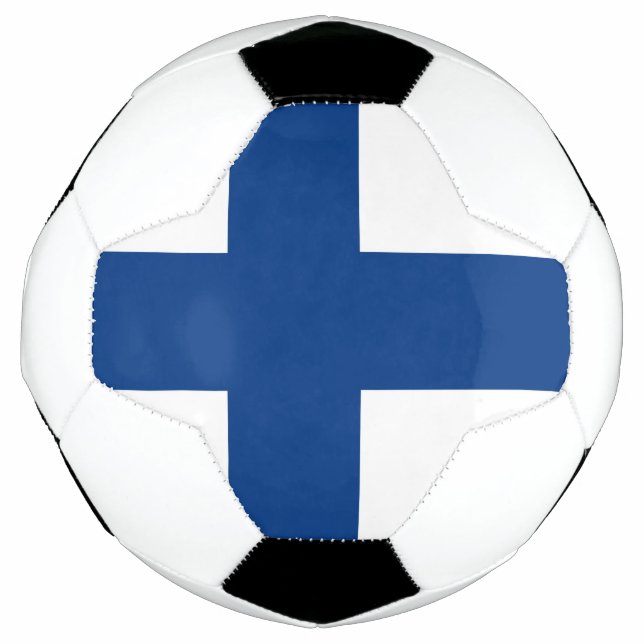 Ballon De Foot Drapeau de la Finlande (Devant)