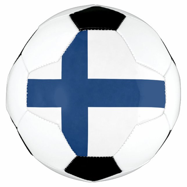 Ballon De Foot Drapeau de la Finlande (Devant)